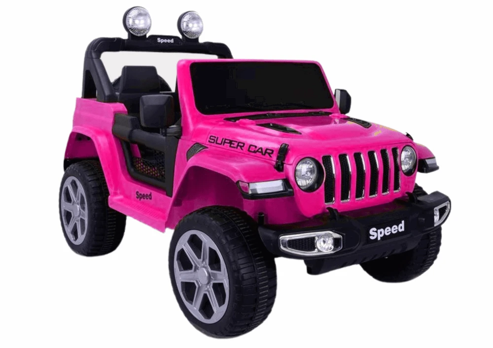 Dvivietis vaikiškas elektromobilis Lean Cars Jeep FT-938, rožinis