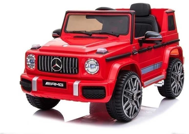 Lean Cars Elektrinis visureigis Mercedes G63, raudonas