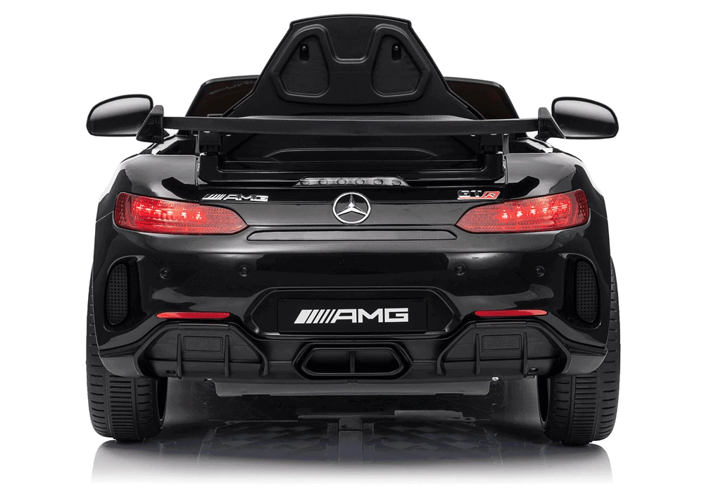 Lean Cars Juodas Mercedes GTR akumuliatorinis automobilis vaikams