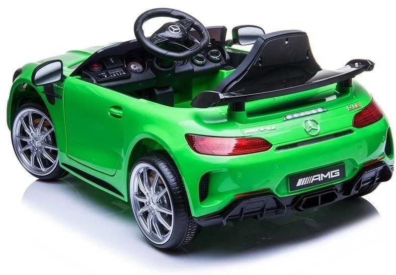 Elektromobilis Mercedes GTR vaikams – pramogai ir saugiam vairavimo pažinimui.