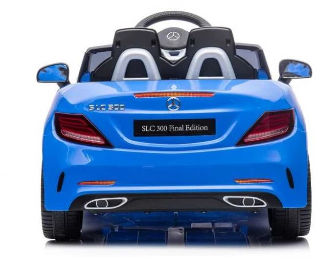 Elektromobilis Mercedes SLC 300 – smagiam ir saugiam vaikų vairavimo nuotykiui.
