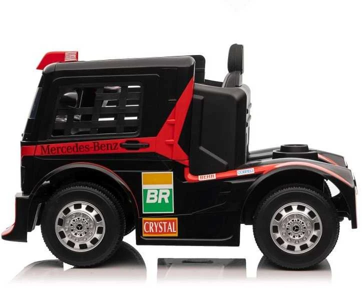 Lean Cars Vienvietis elektromobilis vaikams Mercedes-Benz Axor XMX622, raudonas