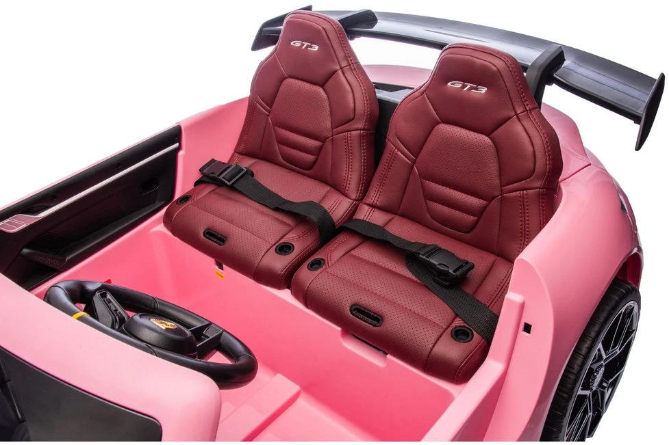 Lean Cars Vaikiškas elektromobilis Porsche GT3 DK-P911, rožinis