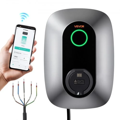 Elektromobilių įkrovimo stotelė VEVOR ZB09-E011KAB-M801, 11 kW