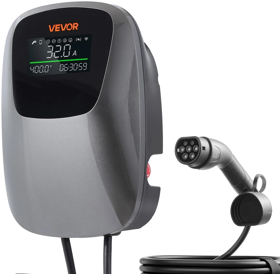 Elektromobilių įkrovimo stotelė VEVOR ZB13-E022KAB-F301, 22 kW