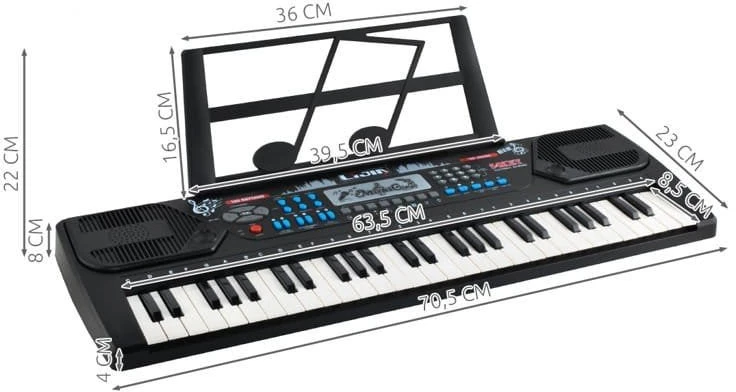 Iso Trade Elektroninė pianino klaviatūra