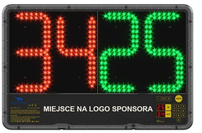 Yakimasport Elektroninė žaidėjo keitimo lenta – dvipusė