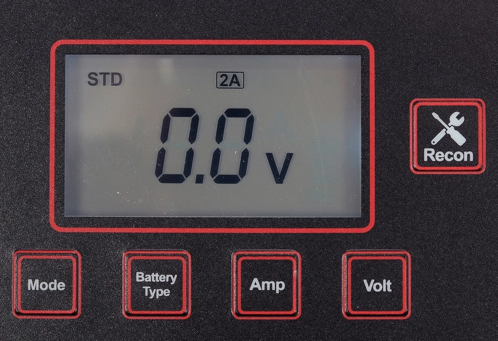 Yato Automatinis 12V 2A 8A 15A akumuliatorių įkroviklis su LCD ekranu, auto moto AGM