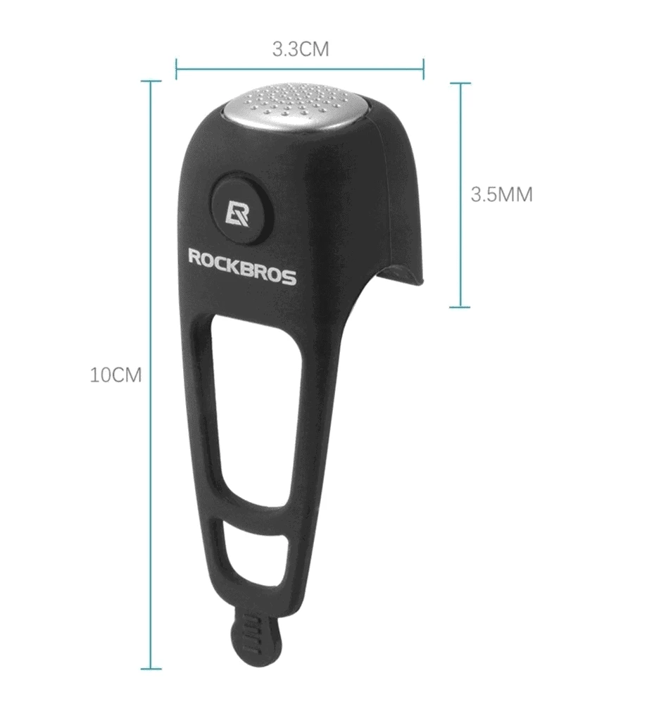 Rockbros CB1709BK elektroninis dviračio skambutis – juodos spalvos
