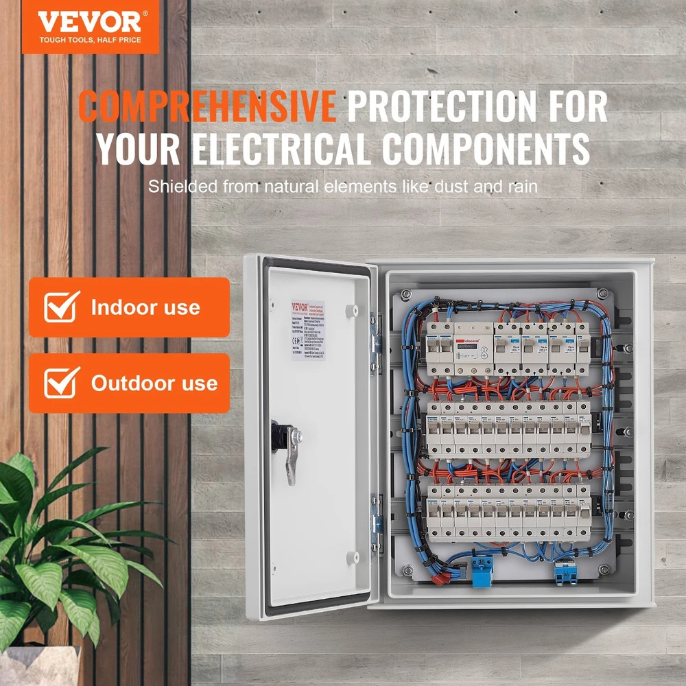VEVOR elektros dėžė, atspari vandeniui ir dulkėms