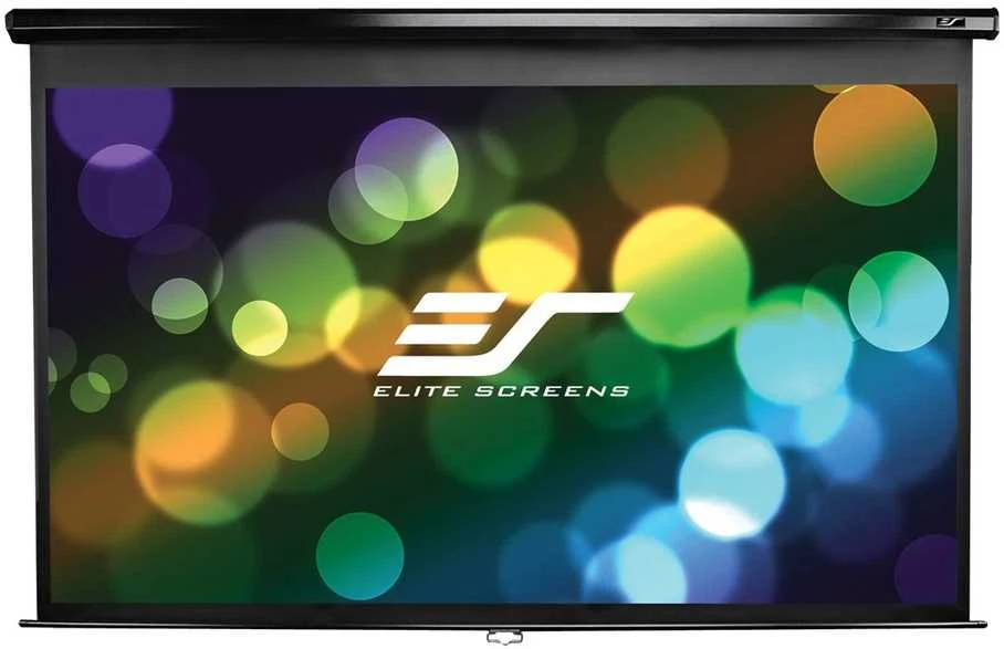 Elite Screens | Manual Series | M100XWH | Įstrižainė 100" | 16:9 | Matomo vaizdo plotis (W) 221 cm | Baltas