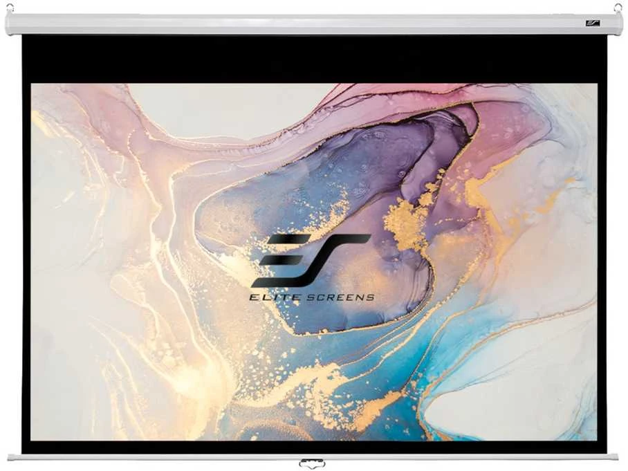 Elite Screens | Manual Series | M92XWH | Įstrižainė 92" | 16:9 | Matomo vaizdo plotis (W) 204 cm | Baltas