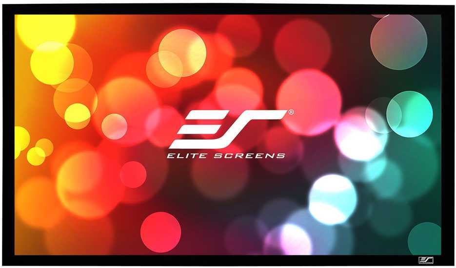 Projektorius Elite Screens | SableFrame Series | ER100WH1 | Įstrižainė 100" | 16:9 | Matomo vaizdo plotis (W) 221 cm | Juodas