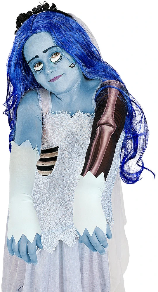 Emilijos kostiumas mergaitėms – „Mirusi nuotaka“ (Corpse Bride)