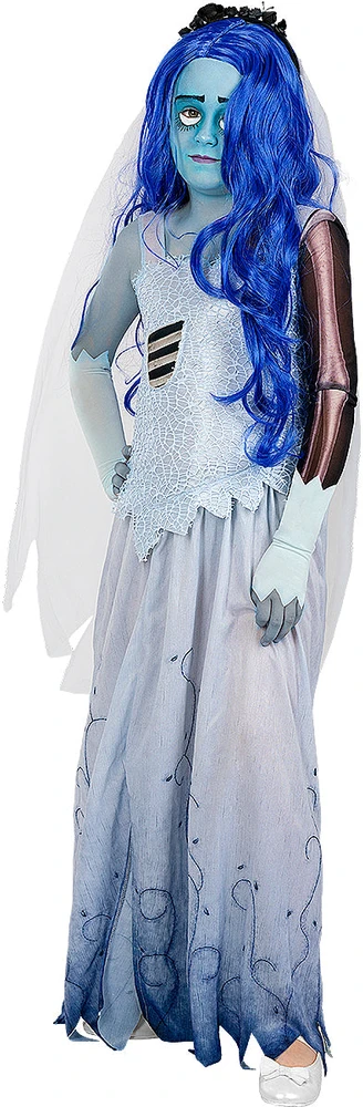 Emilijos kostiumas mergaitėms – „Mirusi nuotaka“ (Corpse Bride)