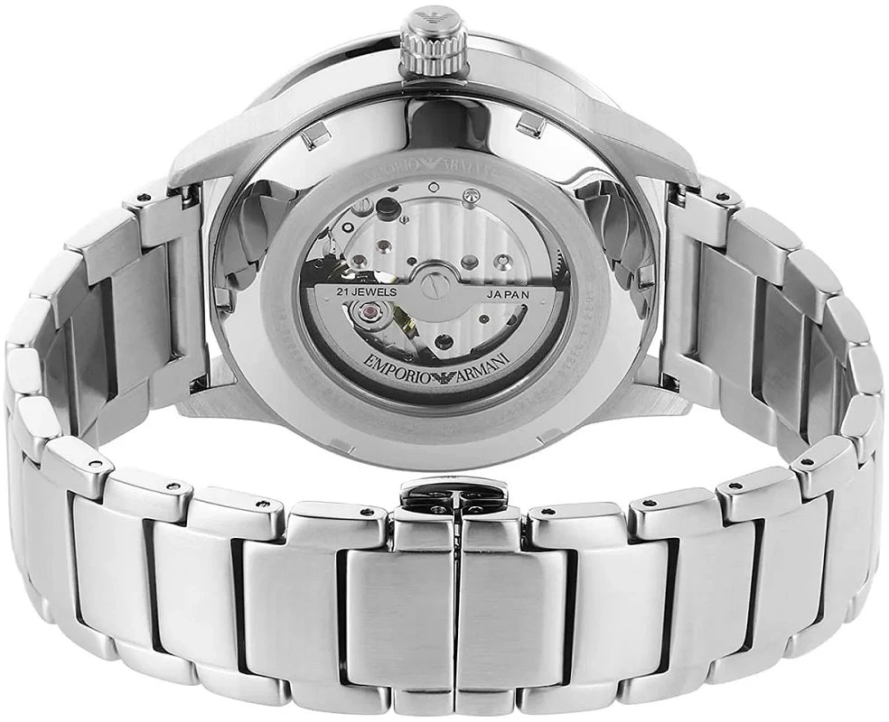 „Emporio Armani AR60053 Meccanico“ vyriškas žalias automatinis laikrodis