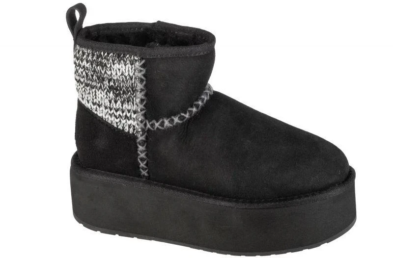 EMU Australia Stinger Knit Platform W W13143-BLAK Batai