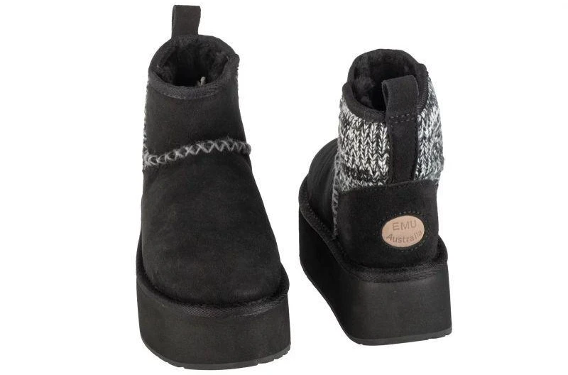 EMU Australia Stinger Knit Platform W W13143-BLAK Batai