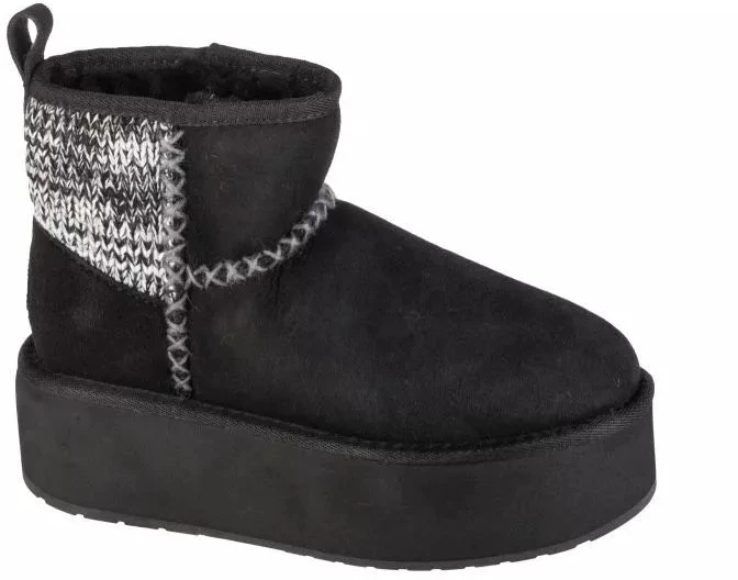 EMU Australia Stinger Knit Platform W W13143-BLAK Batai