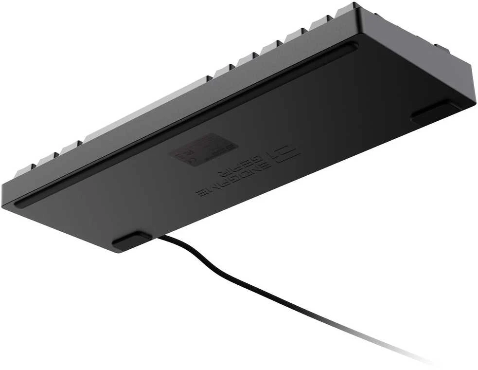 Endgame Gear Endgame KB65HE Hall Effect - US išdėstymas - Hot-Swappable Gateron KS-37B Switches - Juodas (Juoda) Magnetinė Žaidimų Klaviatūra