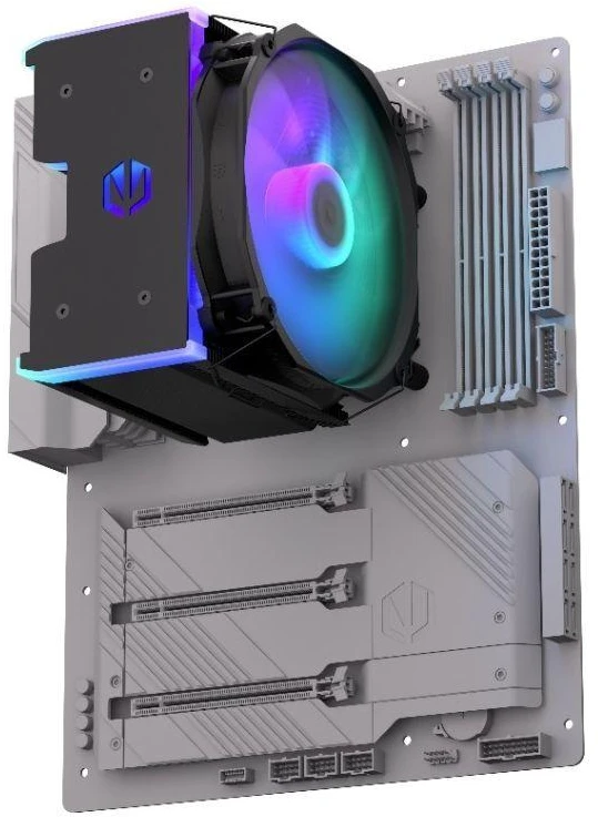 Endorfy Endorfa Fortis 5 ARGB Juodas CPU cooler