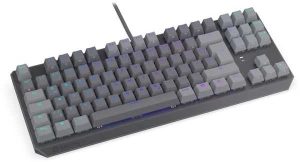 ENDORFY Thock V2 TKL, Gaming-klaviatūra - pilka, DE-išdėstymas, ENDORFY Raudona