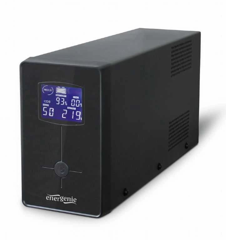 Nezatříděno Energija | Nepertraukiamo maitinimo šaltinis (UPS) su USB ir LCD ekranu | EG-UPS-035 | 2000 VA | 1200 W
