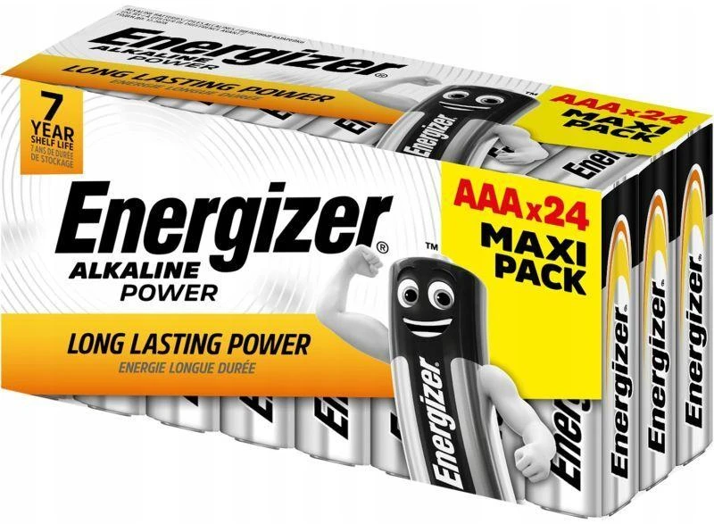 ENERGIZER Šarminės baterijos AAA LR03 24 vnt. Nauja Maxi pakuotė