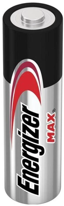 Baterijų Komplektas - Energizer Alkaline Max AA 1,5V 4 Vnt. Ekologiška Pakuotė