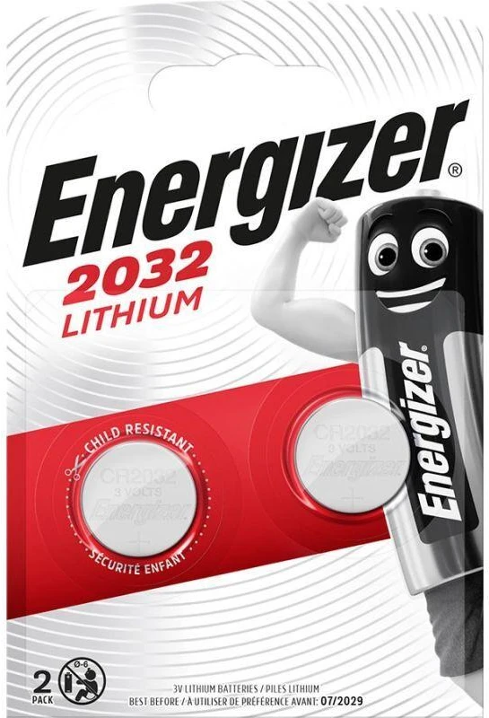 ENERGIZER LITHIUM CR2032 2PK