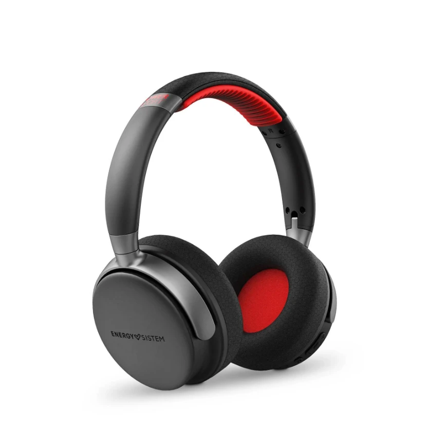 Energy Sistem Ausinės | Power Sport | Su mikrofonu | Bluetooth | Juodas/Raudona