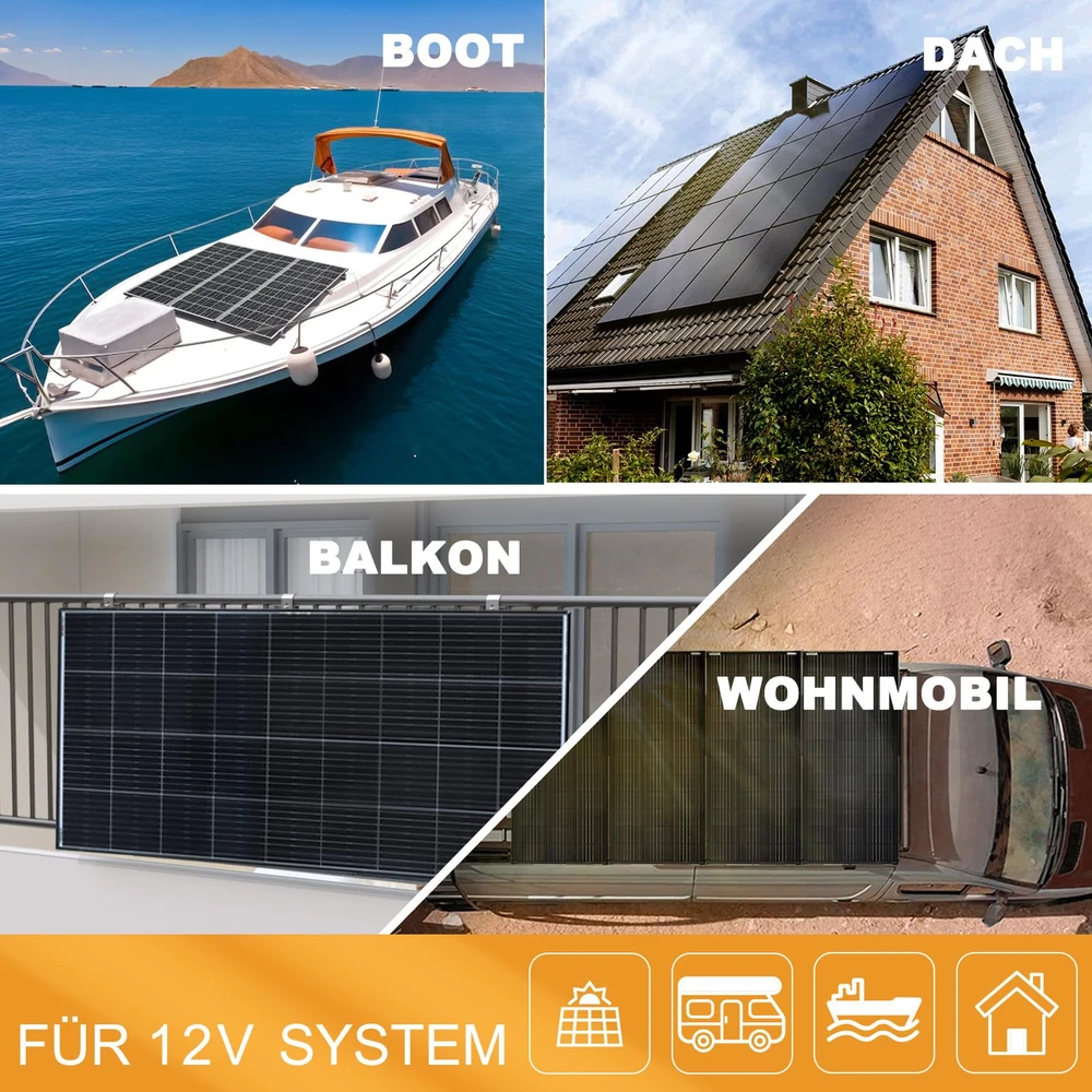 Enjoy solar® Saulės panelės 12V
