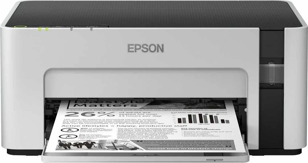 Spausdintuvas Epson | EcoTank M1120 | Inkjet | Mono | Standard | Wi-Fi | Pilkas