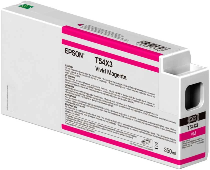 Epson Singlepack T54X30N UltraChrome HDX/HD 350ml Vivid Magenta | Epson C13T54X30N | Epson UltraChrome HDX / Ultrachrome HD | Ryški purpurinė