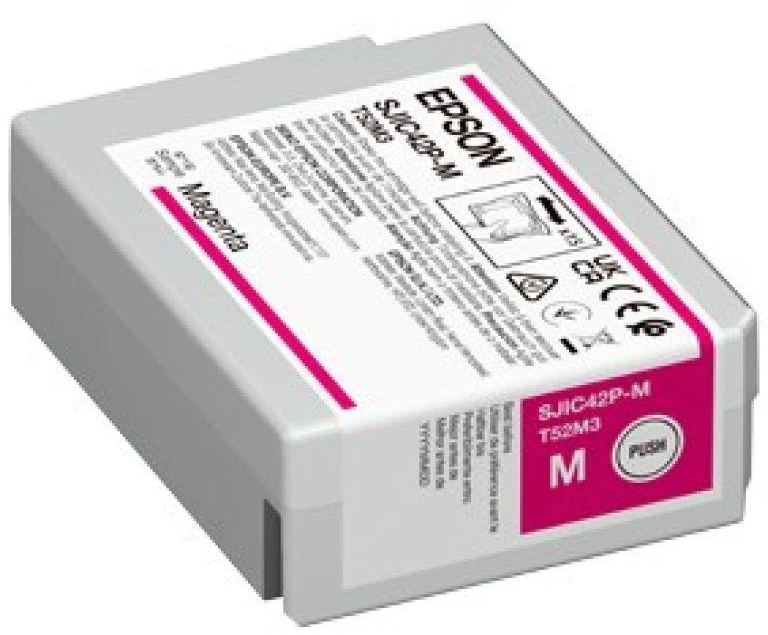 Epson SJIC42P-M (C13T52M340) Rašalinė kasetė, Purpurinė