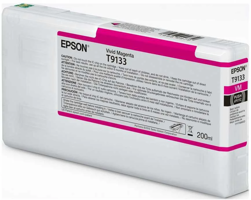 Rašalo kasetė EPSON T91330N Vivid Magenta | Epson rašalo kasetė | Ryški purpurinė