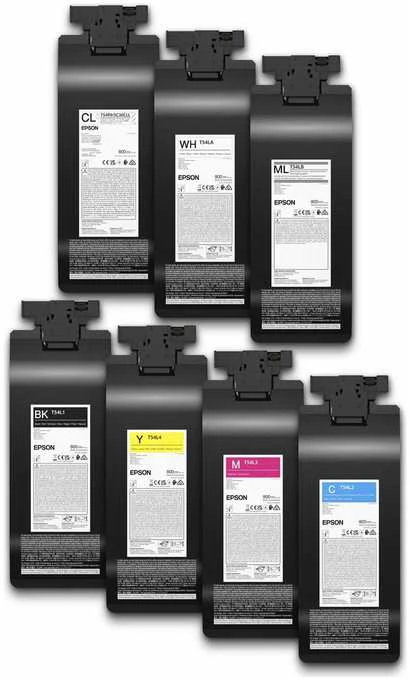 Epson UltraChrome DG2 T54L400 (800ml) | Ink Cartrige | Geltona