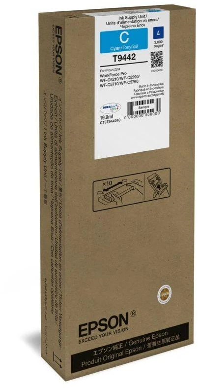 „Epson“ WF-C5210 ciano spalvos rašalo kasetė T944240