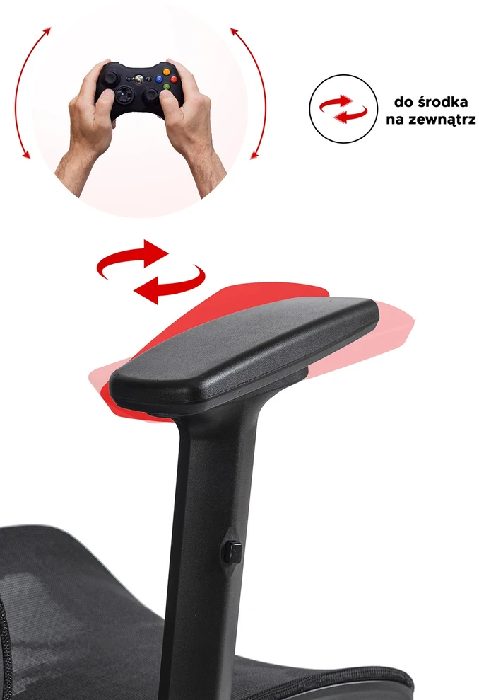 Ergonominė biuro pasukama kėdė ROYAL, juoda