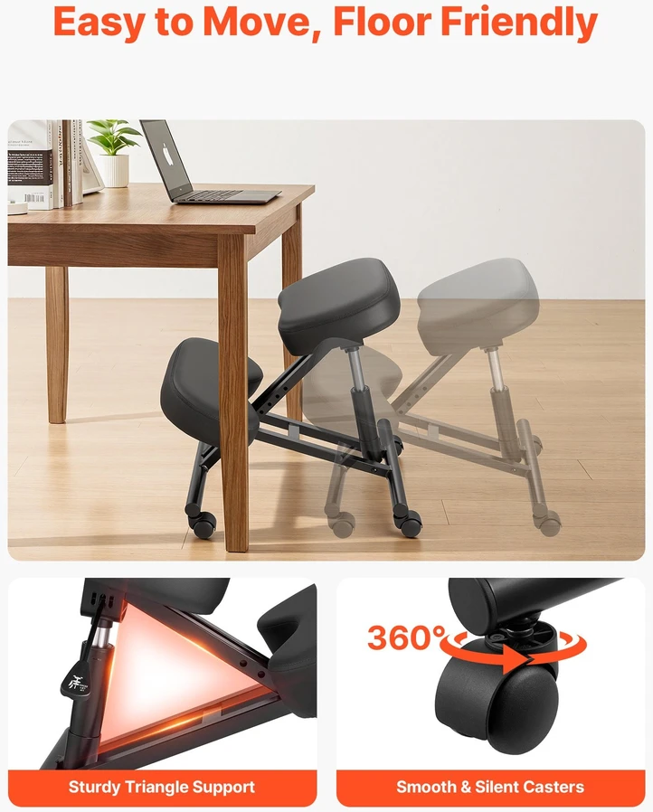 Vevor Ergonominė kėdė su ratukais