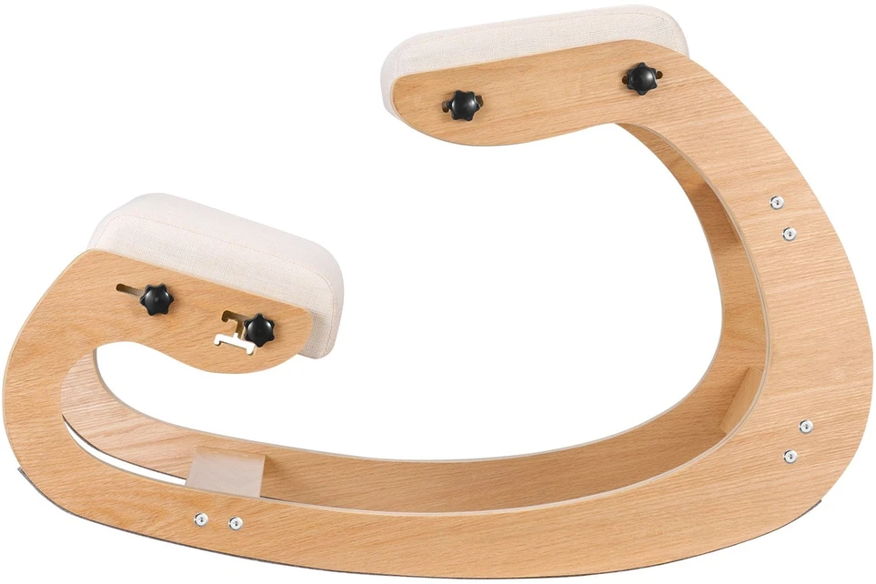 VEVOR Ergonominė medinė kėdė su reguliuojamu porolonu
