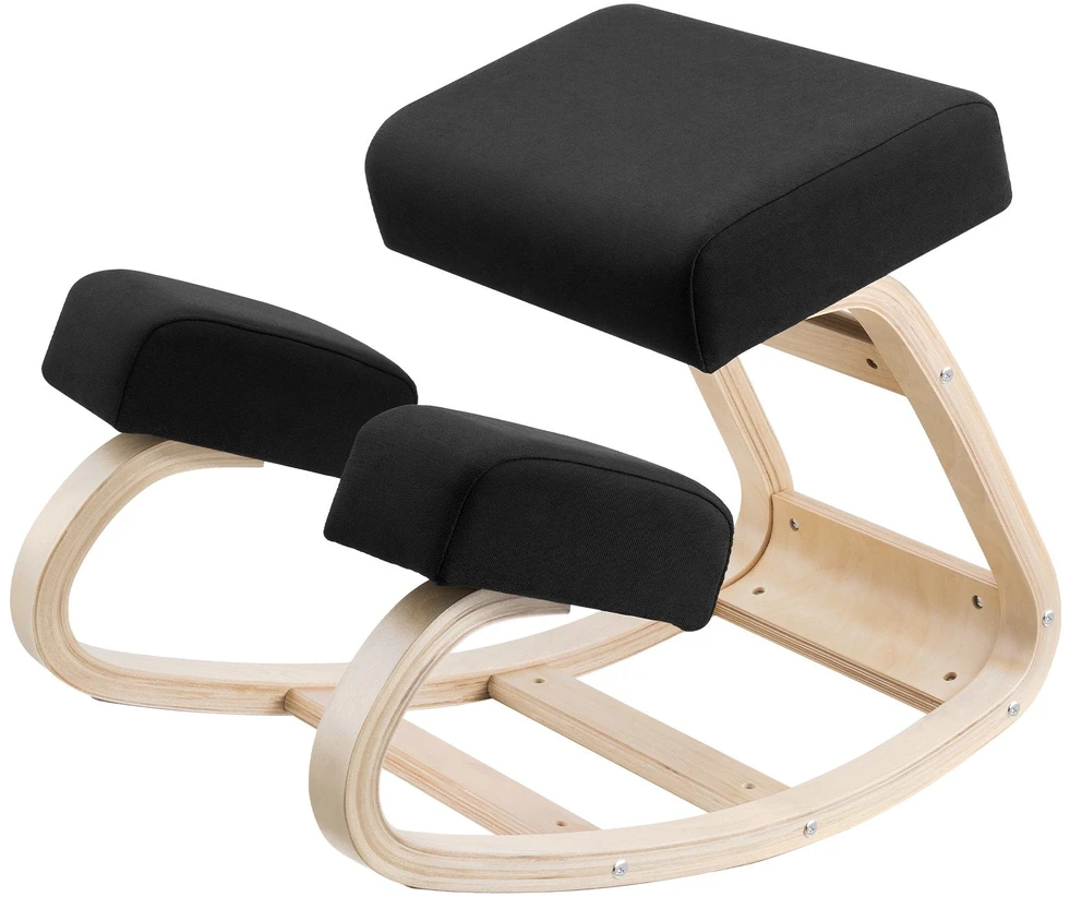 VEVOR Ergonominė klūpėjimo kėdė iš medžio