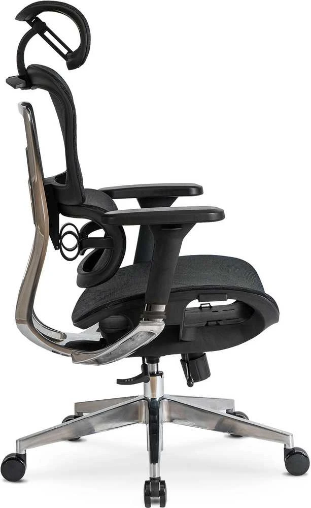 Ergonominė sukamoji biuro kėdė NINO, juoda
