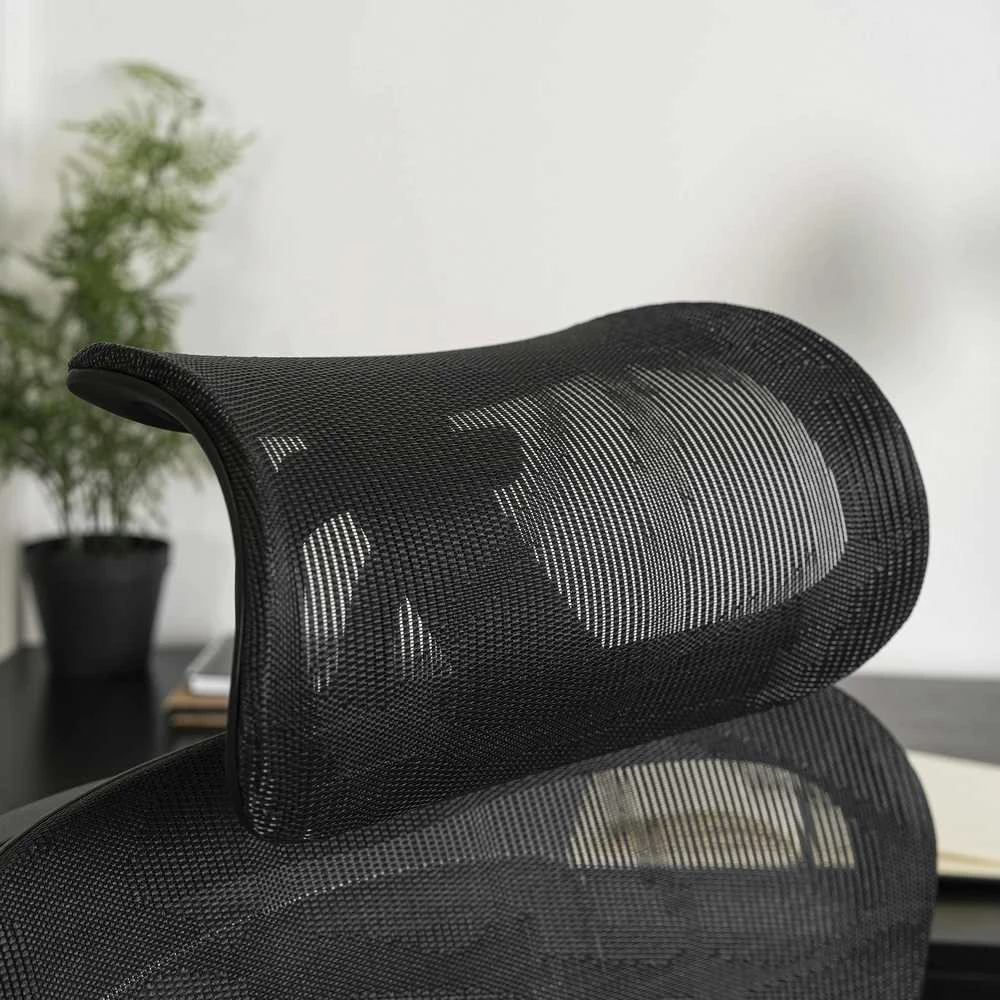 Ergonominė sukamoji biuro kėdė NINO, juoda