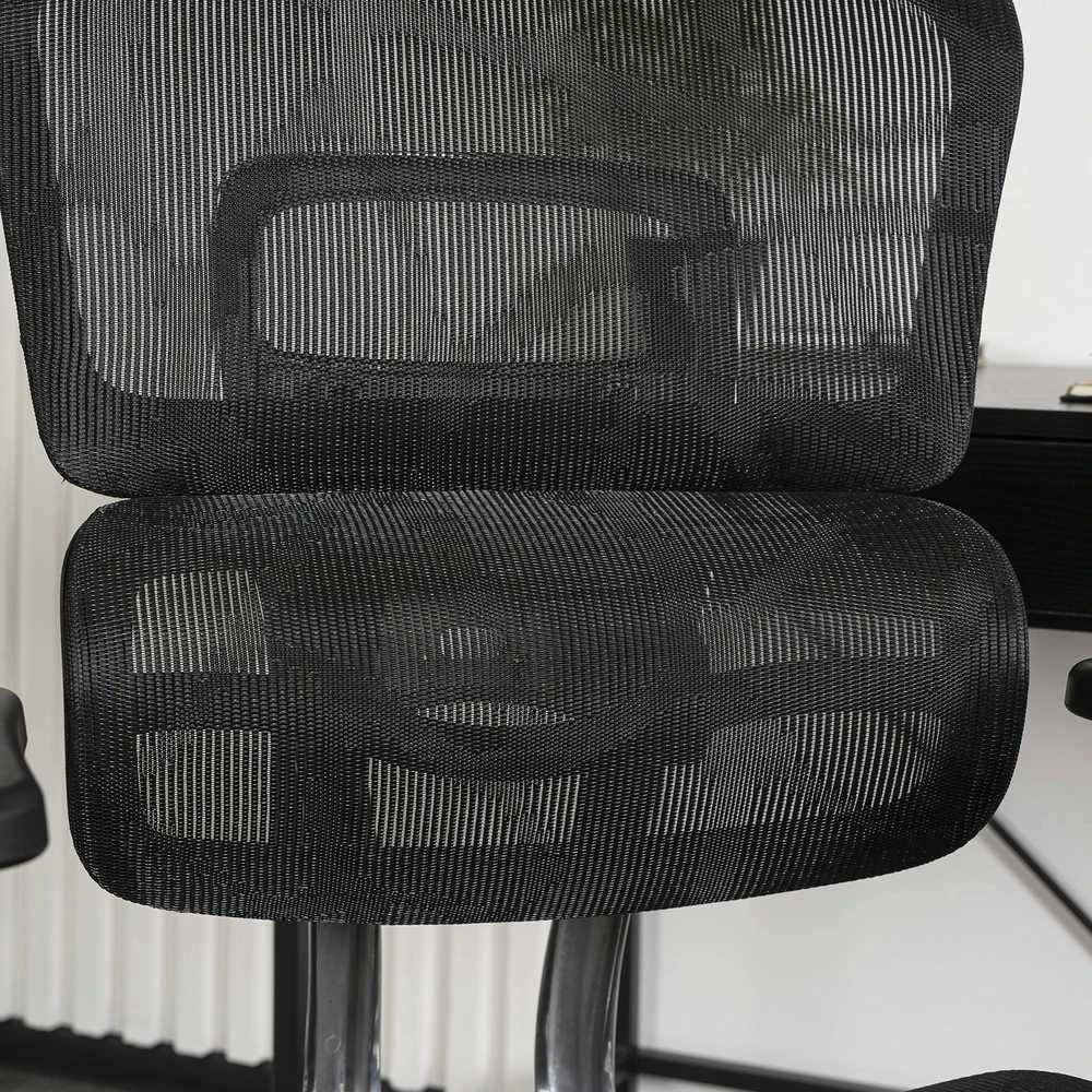 Ergonominė sukamoji biuro kėdė NINO, juoda