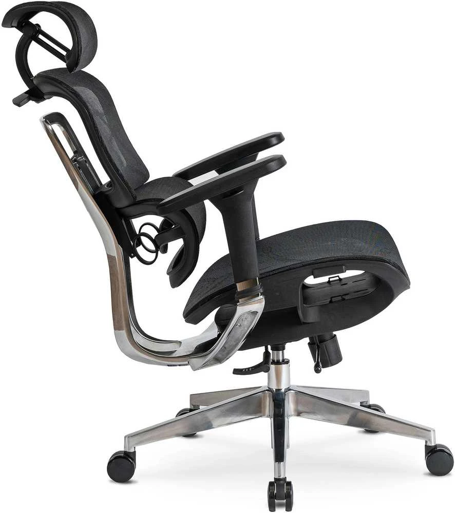 Ergonominė sukamoji biuro kėdė NINO, juoda