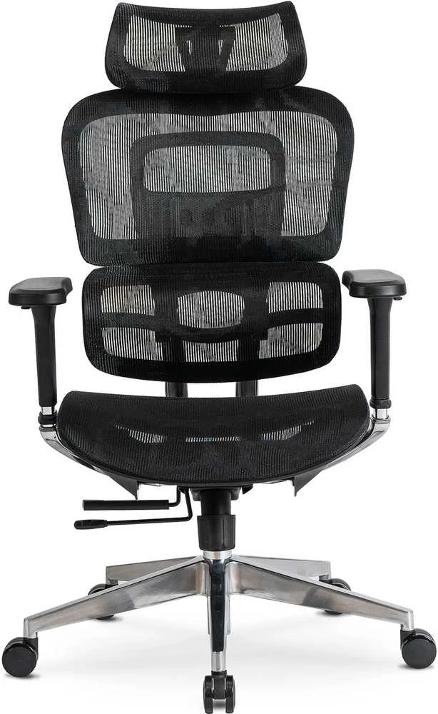 Ergonominė sukamoji biuro kėdė NINO, juoda