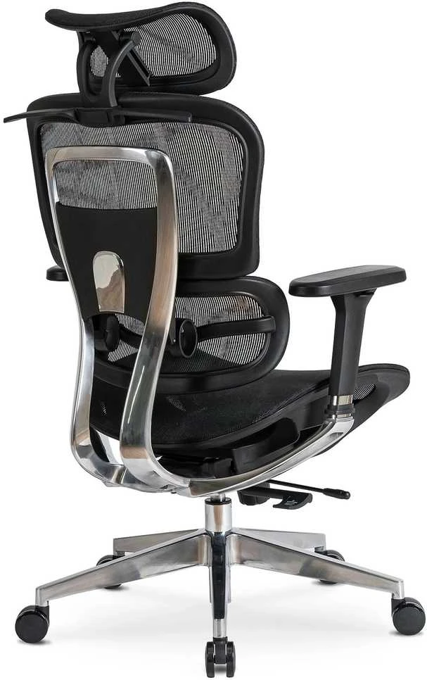 Ergonominė sukamoji biuro kėdė NINO, juoda