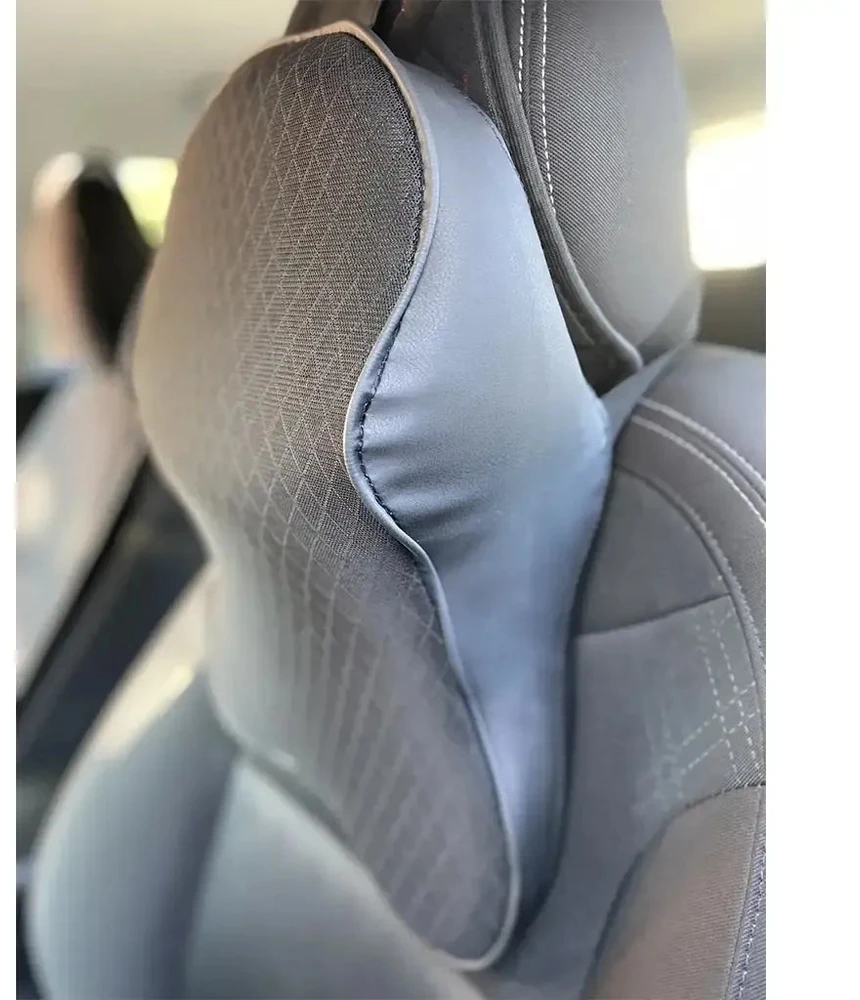 Ergonominių pagalvių rinkinys automobiliui JUODA