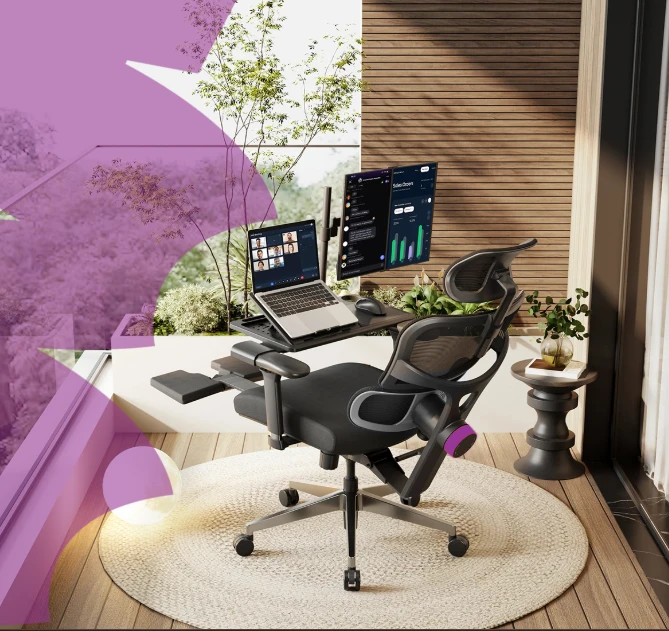 Ergonomiškas „Spacetronik LUMBO 44“ pilkas fotelis